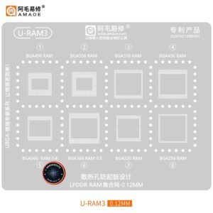 RAM3 STENCIL BGA 496 556 376 436 366 320 256 RAM STENCIL